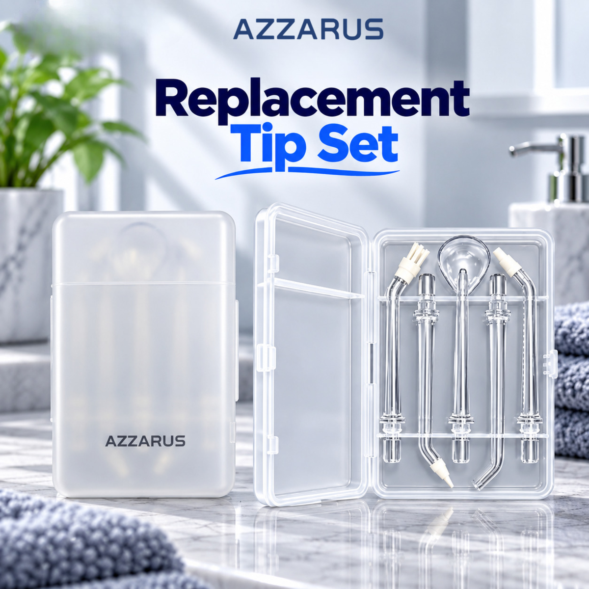 AZZARUS Water Flosser Replacement Tip set