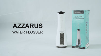 AZZARUS Water Flosser for Braces & Sensitive Gums – Gentle Cordless 300ml