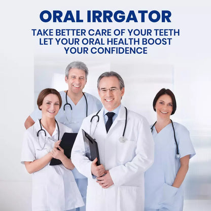 Water Dental Flosser Teeth Pick: Portable Cordless Oral Irrigator 300ML Rechargeable Travel Irrigation Cleaner